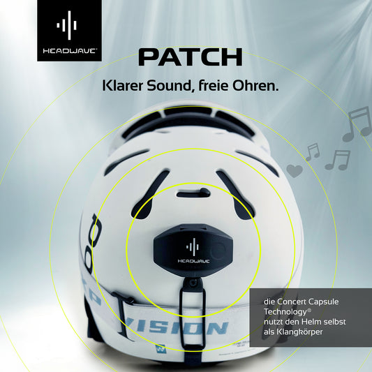 PATCH - der Lautsprecher für Deinen Ski-Helm