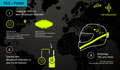 Driving school TĀG 2.0 - for motorcycle helmets