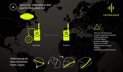 Driving school TĀG 2.0 - for motorcycle helmets