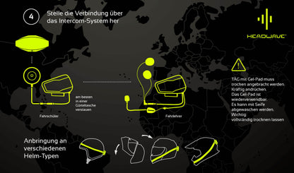 Driving school TĀG 2.0 - for motorcycle helmets